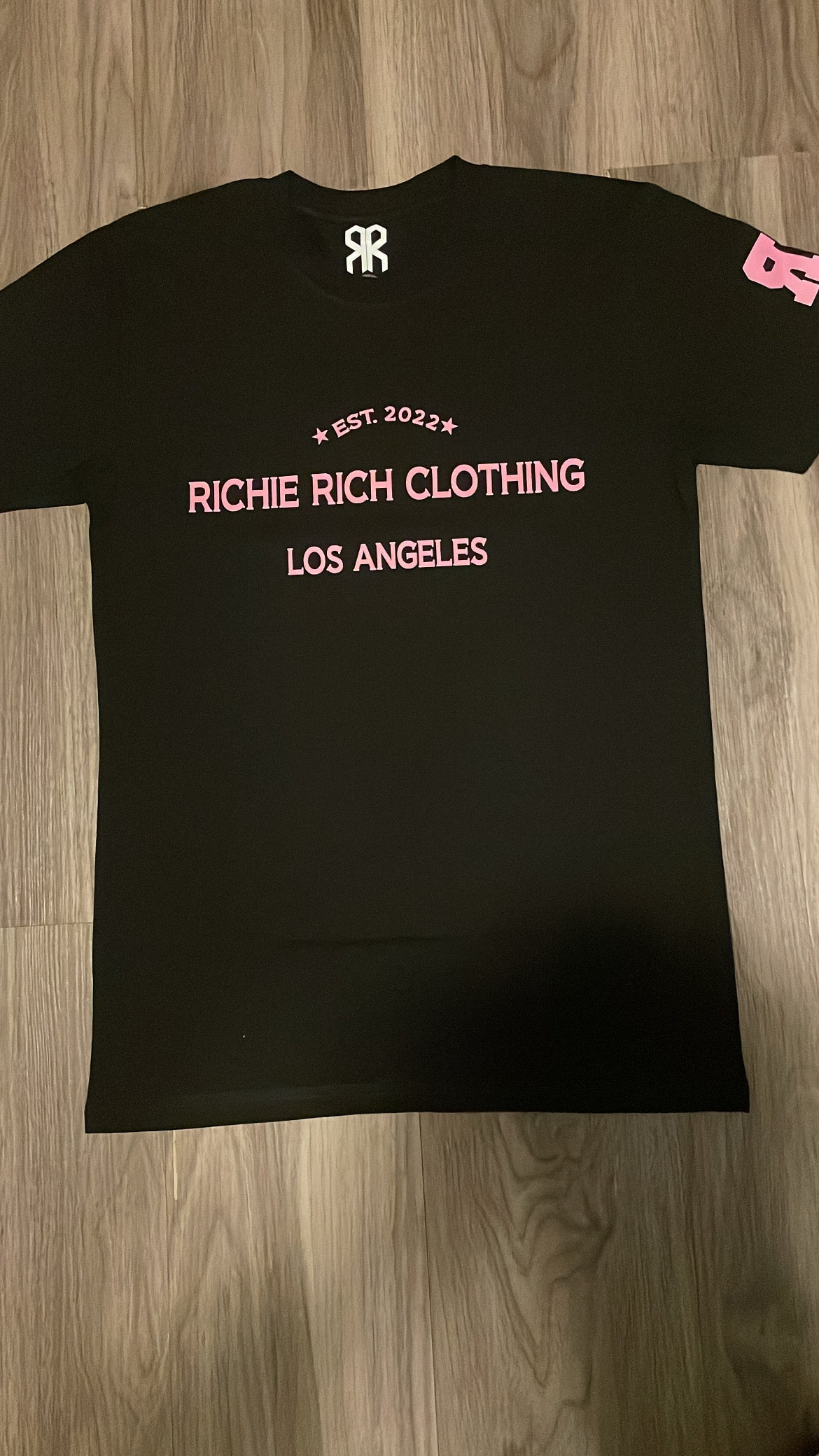 RR monogram Pink T-shirt